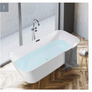 Ideal Standard Acrylic Free Standing Bathtub - White