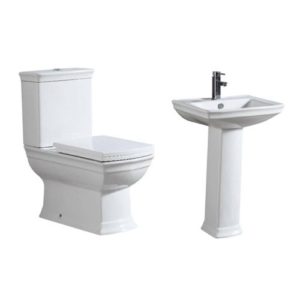 Water Closet Set With Top Flush - Shanks England WC