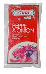 GINO MAGIC PEPPER & ONION MIX TOMATO – 7Og X10 Sachet