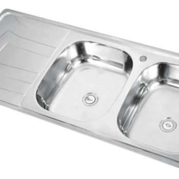 Kitchen Sink Double Bow/Single Tray (No.117)